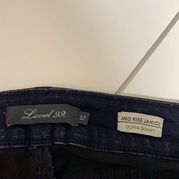 Anthropologie Level 99 Mid Rise Janice Ultra Skinny Jeans - Picture 10 of 10